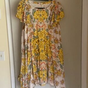 NWOT free people dress print beautiful